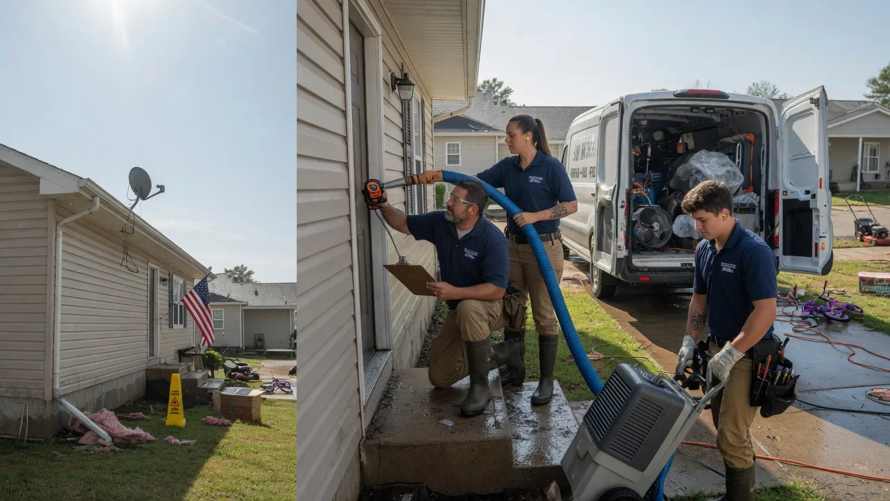 Ceiling Water Damage Restoration in Corona, SD near me